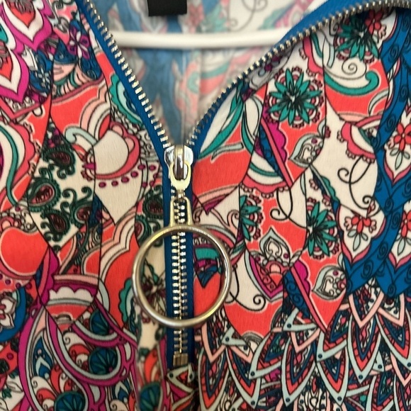 MSK Short Sleeve Dresses multi print dress size Petite large - Picture 5 of 10